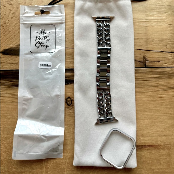 Double chain Apple Watch strap - adjustable. - Picture 3 of 7